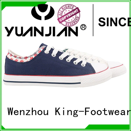 King-Footwear hot sell cheap canvas shoes wholesale for working