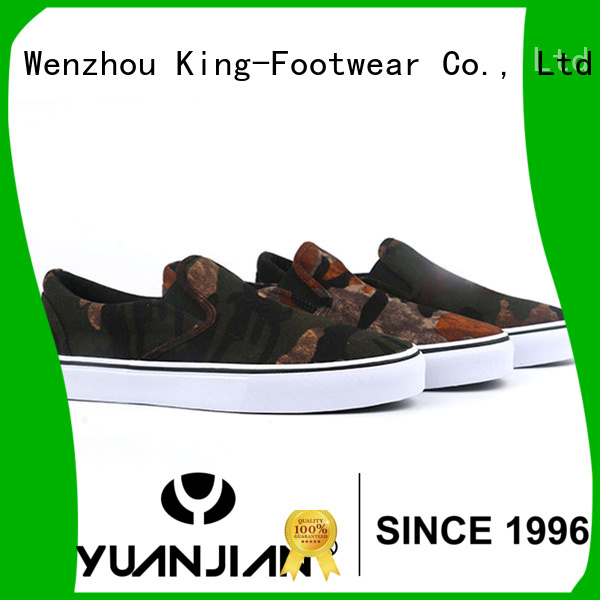 durable custom canvas shoes factory price for working