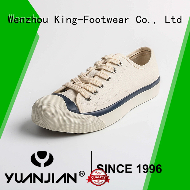 King-Footwear durable latest canvas shoes factory price for daily life