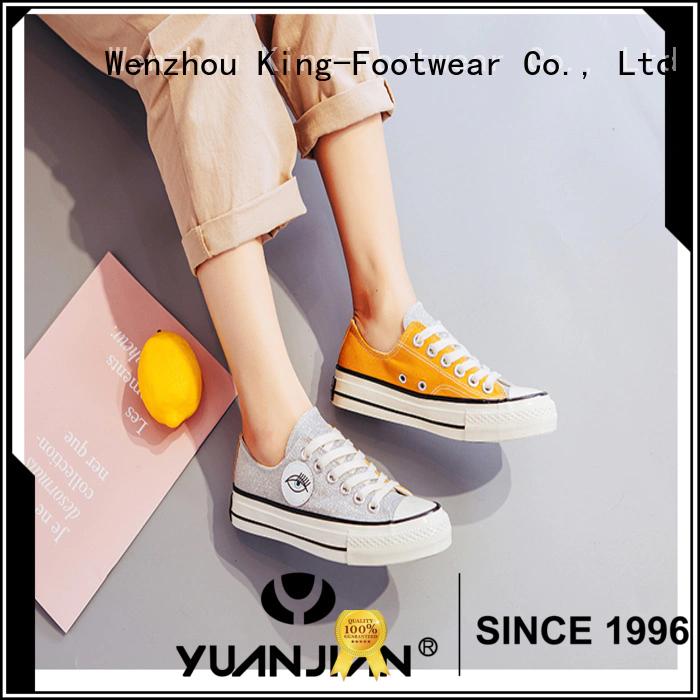 King-Footwear fashion vulcanized sneakers design for occasional wearing