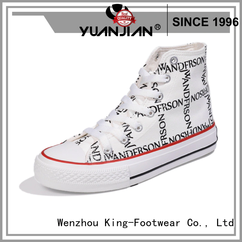 durable latest canvas shoes factory price for working