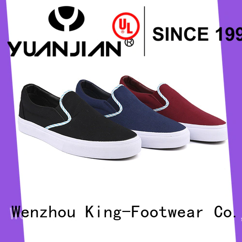 King-Footwear beautiful womens canvas trainers wholesale for travel