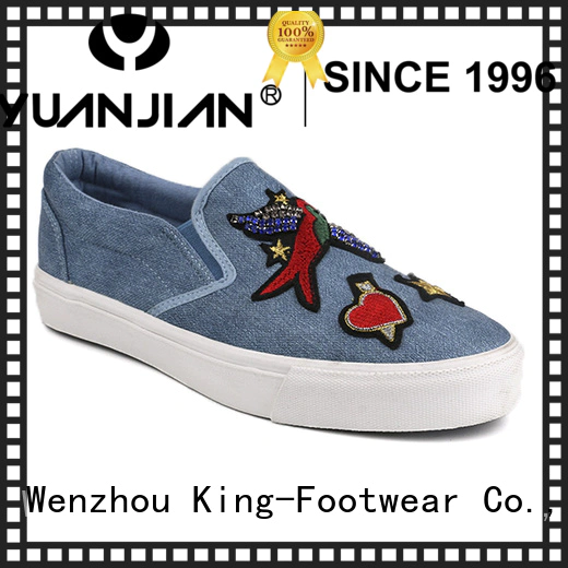 durable canvas slip on shoes promotion for school