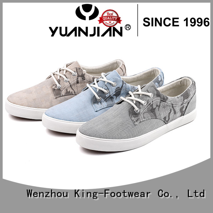 King-Footwear good quality denim canvas shoes factory price for working