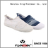 King-Footwear beautiful canvas slip on shoes promotion for travel