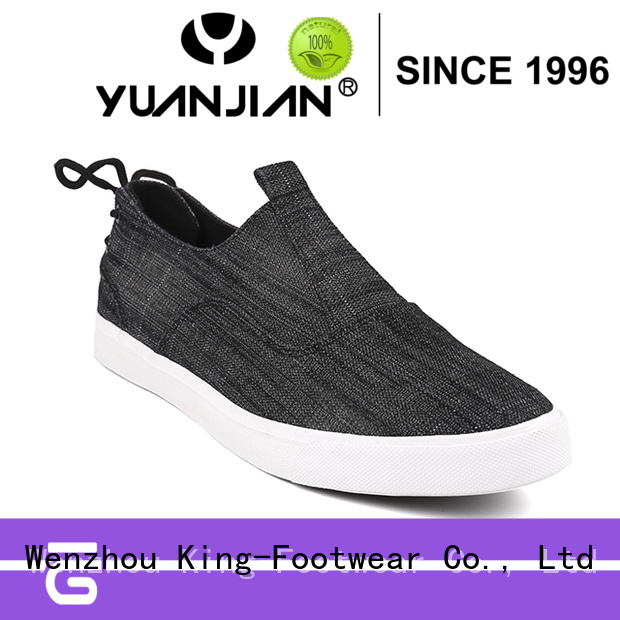 King-Footwear durable formal canvas shoes promotion for working