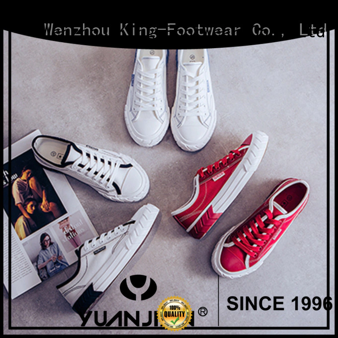 King-Footwear hot sell vulcanized rubber shoes factory price for occasional wearing