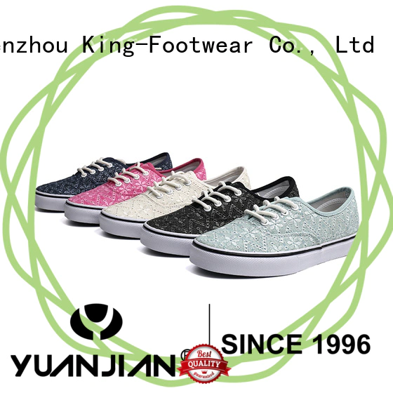 King-Footwear glitter canvas shoes manufacturer for working