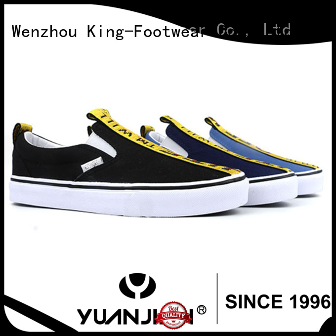 King-Footwear hot sell canvas boat shoes wholesale for daily life