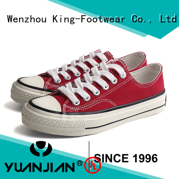 King-Footwear new canvas shoes factory price for school