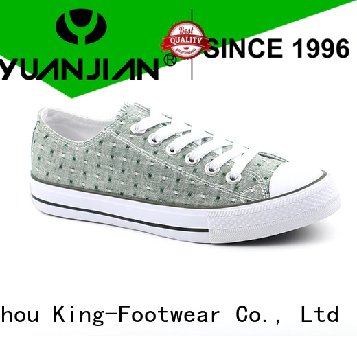 King-Footwear beautiful canvas shoes online factory price for travel