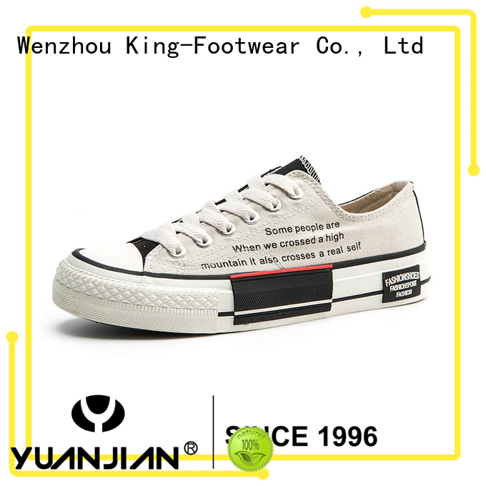 King-Footwear hot sell sports canvas shoes wholesale for school
