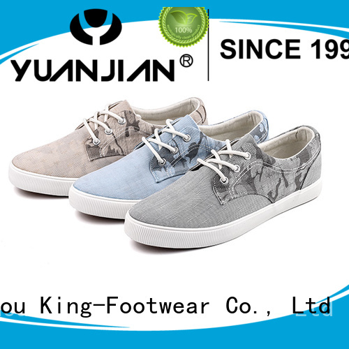 King-Footwear durable ladies canvas shoes factory price for school