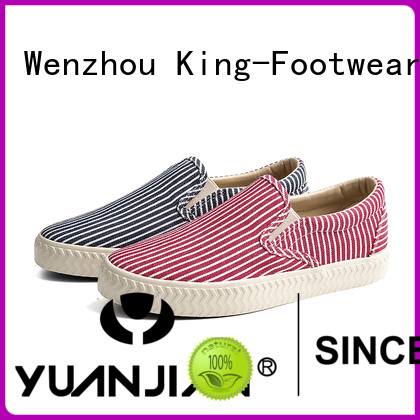 King-Footwear durable wholesale canvas shoes factory price for daily life